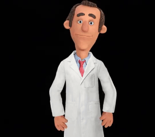 Professor Branch waving